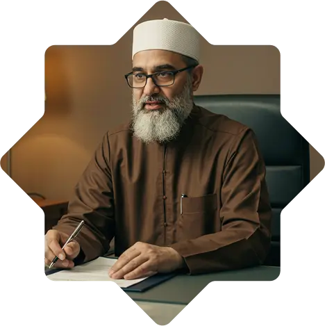 Dette er et bilde av en muslimsk terapeut